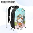 thumbnail image 4 of Hello Kitty Backpack Shoulder Bag For Men Women With Adjustable Padded Straps Daypack School College Travel Computer Casual Bookbag Unisex Laptop Lightweight Large Capacity Satchel Knapsack, 4 of 8