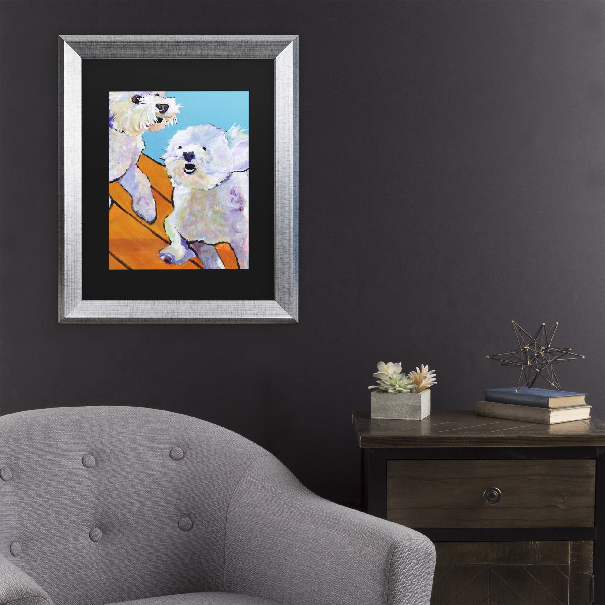 Trademark Fine Art 'Catch Me' Canvas Art by Pat Saunders-White