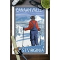 thumbnail image 3 of Canaan Valley, West Virginia, Skier Admiring View (9x12 Wall Art Print, Home Decor), 3 of 3
