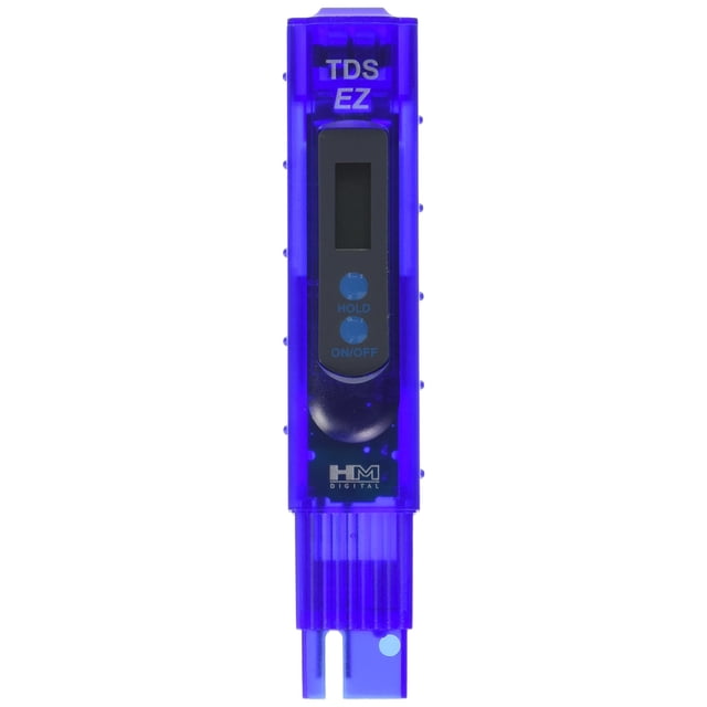HM Digital TDS-EZ Water Quality TDS Tester, 0-9990 PPM Measurement Range, 1 PPM Resolution, +/- 3-Percent Readout Accuracy