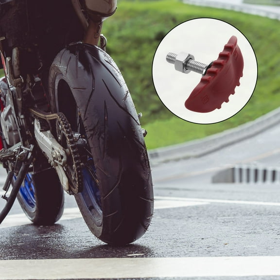 BALAHAPY 1Set Motorbike Accessories Anti-Slip Red Plastic Rim Lock For Dirt Bike Riders