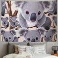 thumbnail image 2 of BCIIG Koala Tapestry Wall Hanging Unique Style Graphic Tapestries Home Wall Decor Art Living Room Bedroom Apartment Farmhouse Dorm 60x50inch, 2 of 6