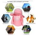 thumbnail image 4 of Fishing Hat Sun Cap UPF 50+ Outdoor Hiking Hat with Removable Mesh Face Neck Flap Cover Windproof Strap, 4 of 6