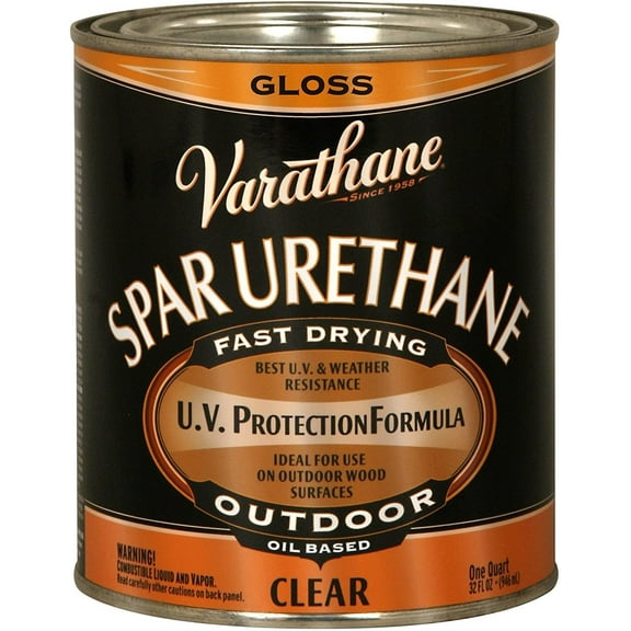 Outdoor Diamond Oil Based Wood Finish Spar Urethane [Set of 2] Size: Quart, Finish: Gloss