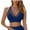 Blue, variant on Ayolanni Swim Suits for Women Push up Cutout V-Neck Green Padded Cheeky Sheer Swim Top Bathing Suits for Women L