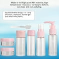 thumbnail image 4 of FAGINEY 2 Colors 7pcs/Set Portable Reusable Empty Makeup Spray Bottle Lotion Cream Container Kit,Makeup Bottle Set, Travel Bottle Kit, 4 of 8