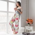 thumbnail image 5 of Cauagu Christmas Cute Pigs Pajama Pants for Women Loose Fit Wide Leg Trouser Pants Casual Elastic Waist Drawstring Lounge Pants, 5 of 6