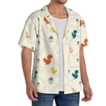 thumbnail image 2 of Kdxio Men's Hawaiian Shirt for Men Short Sleeve Shirt colorful Squirrel Nuts Summer Casual Holiday Beach Button Down T-Shirts, 2 of 5