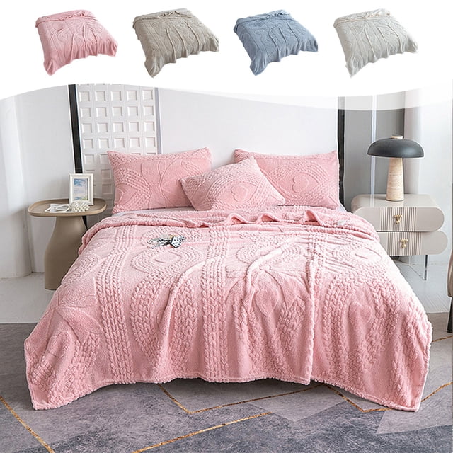 Sentmoon Throw Blankets for Couch Blanket Throw Velvet Blanket Small Checkered Warm Blanket Sofa Blanket Household Cover Blanket Winter Sleeping Blanket for Couch and Sofa