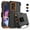 Black/Orange, variant on Njjex Heavy Duty Holster Cell Phone Case for Motorola Moto G Stylus 5G 2024, Black