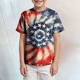 thumbnail image 2 of Gubotare 4th of July Shirts for Toddler Boys Short Sleeve Tie Dye T-Shirts for Boys and Girls - Tie Dye T Shirts for Little Kids & Big Kids (Red,Size 10-11 Years), 2 of 5