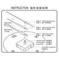 thumbnail image 3 of Quartz Clock Movement Mechanism Kit Operated Repair Kit, 3 of 9