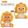 thumbnail image 1 of YOPTOP 2Pcs Interactive Cartoon Animal Keyboard Toy - Multifunctional Light-Up Finger Play Instrument for Early Learning & Fun Made of Durable ABS Material, 1 of 7