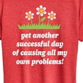 thumbnail image 3 of Instant Message - Causing All My Own Problems - Women's Short Sleeve Graphic T-Shirt, 3 of 6