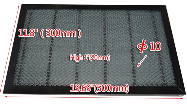 PreAsion Honeycomb Panel 350 Honeycomb Table for CO2 Laser Engraving Machine 11.8 "x 19.69 "
