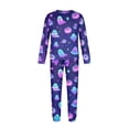 thumbnail image 6 of Mfakffe Halloween Family Matching Loungewear Set Long Sleeve Tops and Pants Sleepwear Ghost and Pumpkin Print Soft Pajamas for Holiday Party, 6 of 6