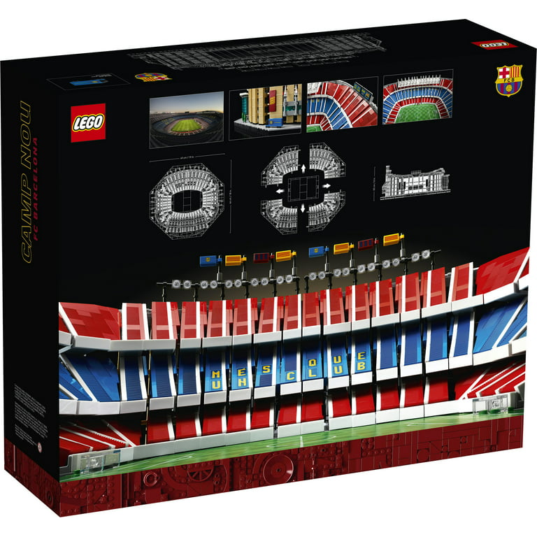 LEGO Camp Nou – FC Barcelona 10284 Building Kit; Build a Displayable Model  Version of the Iconic Soccer Stadium (5,509 Pieces)