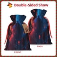 thumbnail image 2 of Honeii Spooky Halloween Night Scene Print Small Burlap Bags,Christmas Drawstring Treat Bags Gift Bags Reusable Candy Goodie Wrapping Bags for Holiday Party Favors Supplies -Small, 2 of 9