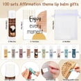 thumbnail image 2 of Set de bálsamo labial Affirmation Leelosp 100 para mujer con tarjetas y bolsas, 2 of 6