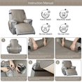 thumbnail image 5 of Funda de sofá impermeable, tapete de sofá antidesgaste, tapete de sofá para niños, protector de muebles de sala de estar C, 5 of 5