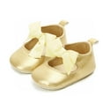 thumbnail image 2 of Fimkaul Baby Sneakers Princess Walkers Girls Soft Boys Shoes Gold, 2 of 6