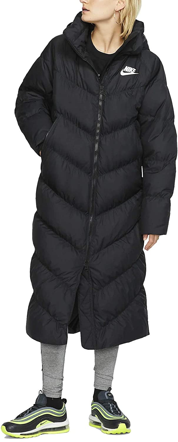 nike down jacket long