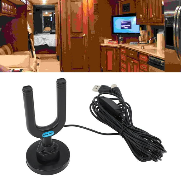 Antena De TV Para RV, Transmisión De Señal Estable Alcance De 250 Millas Antena De TV Digital 4K 8K 1080p 360 Horizontal Resistente A La Intemperie Para Camión