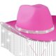 thumbnail image 4 of Sombrero de vaquero perfecl para hombre Accesorios de disfraz Al Aire Libre rosa, 4 of 8