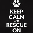 thumbnail image 3 of CafePress - Keep Calm And Rescue On Animal Rescue T Shirt - Women's Traditional Fit Dark T-Shirt, 3 of 4