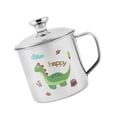 thumbnail image 2 of 6 Tazas De Dibujos Animados Para Niños De 250 Ml, Linda Taza Portátil De Para Té, , Leche, Verde, 2 of 8