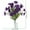 B#Purple, variant on SLYNSHome 3Pcs Fake Morning Glory Plants,Artificial Flowers Bouquets Faux Flower Bunches for Planter Front Door Garden Porch Patio Yard - Blue