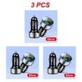 thumbnail image 1 of 1~5PCS Car Charger For Cigarette Lighter Smart Phone USB Adapter Mobile Phone Charger Dual USB Digital Display Voltmeter Fast Style B 3pcs, 1 of 6