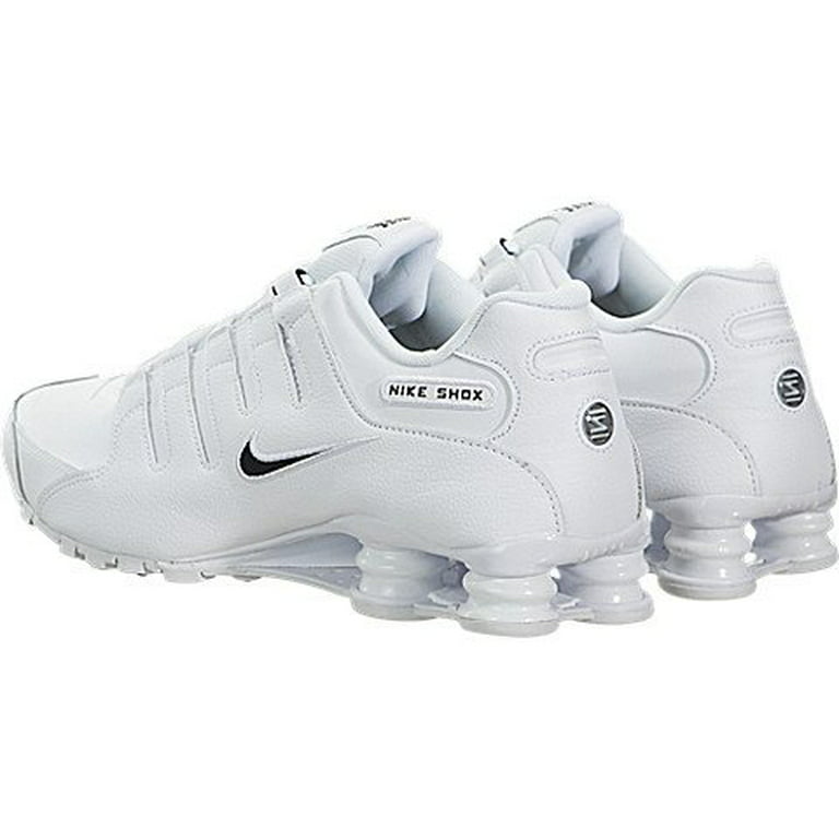 entrar evitar Leyes y regulaciones Nike Men's Shox NZ Running Shoe White / Black - White - 10.5 D(M) US -  Walmart.com
