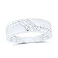 thumbnail image 2 of 14Kt White Gold 5/8 Ctw Natural Diamond Round Trio Set, Womens Size: 5.5 / Mens Size: 9, 2 of 3