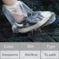 thumbnail image 6 of 10 Pairs Plastic Waterproof Shoe Covers,Clear Disposable Boot Covers,Elastic Band Shoe Protectors,Non-Slip Outdoor Rain Shoe Covers,for Women and Men By Scheam, 6 of 7