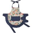 thumbnail image 2 of Delantales de cocina para niñas pequeñas con bolsillos, adorables delantales de algodón para niñas pequeñas, 2 of 4