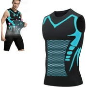 2025 New Version Ionic Shaping Sleeveless Shirt, Soft Comfortable Sleeveless Vest for Men Build a Toned Body