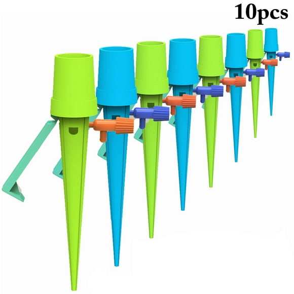 10PCS Self Watering Spike Drip Irrigation Slow Release Plant Spike Plant Waterer