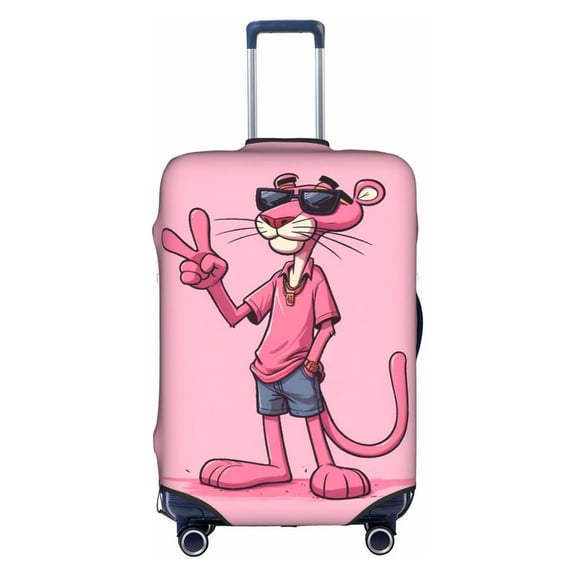 Double-sided Printed Luggage Cover Pink Panther Travel Suitcase Protector Baggage Covers X-Large