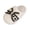 White, variant on Fuzzy Slippers for Women Bow Love Embroidery Fake Fur Close Toe Soft Sole Slide House Slippers for Indoor Bedroom Furry Slipper for Winter Fall White