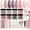 Baby Glitter Nude Pink, variant on 30 count Dip   Kit Starter with  Sticks, Nude   Neutral  8 Colors Dipping Liquid Set Matte  Coat for  Art Manicure Salon DIY