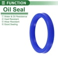 thumbnail image 3 of Anillo de Sello de Aceite Universal Labio UN Sello de Eje Rotativo 60x72x10mm Alta Presión TPU Azul 5 Pcs, 3 of 7