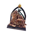 thumbnail image 3 of Colección de adornos de mesa con figuras de Natividad navideña, suministros para fiestas, resina, para repisa, encimera, dormitorio, festivales, Estilo A, 3 of 7