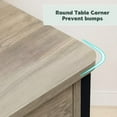 thumbnail image 4 of End Table Nightstand with Drawer and Storage Shelf Side Table Bedside Tables for Living Room Bedroom, Easy to Install, 4 of 9