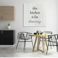 thumbnail image 2 of This Kitchen Is For Dancing Phrase Inspirational Graphic Art Gallery Wrapped Canvas Print Wall Art, 2 of 7