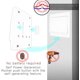 thumbnail image 4 of Interruptor inalámbrico Rf433, sin batería, control remoto de pared, interruptor de pared Feliz Sencillez, 4 of 5