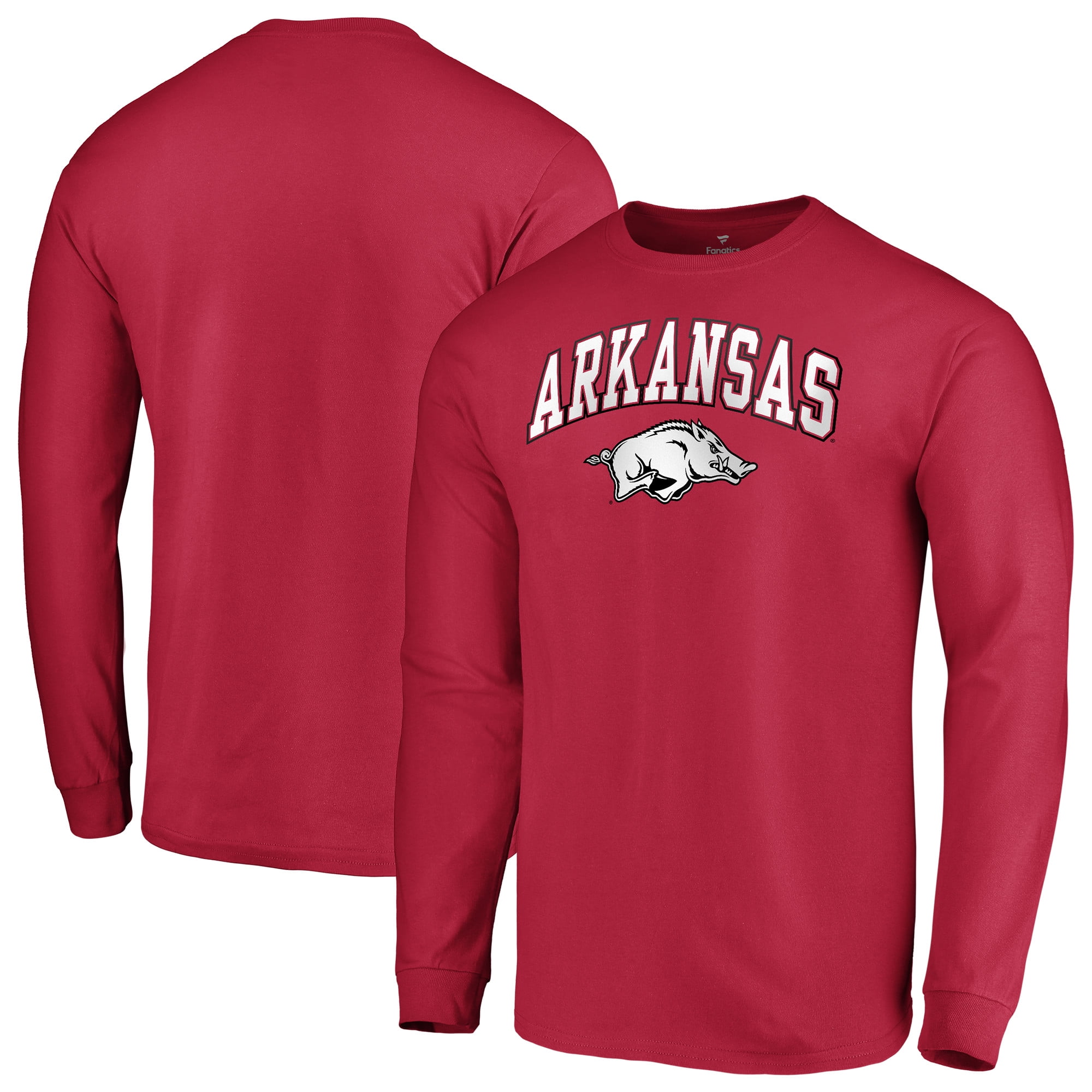Arkansas Razorbacks Fanatics Branded Campus Long Sleeve T-Shirt ...