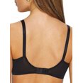 thumbnail image 2 of Women's Warner's RA3471A No Side Effects Underwire Contour Bra w/ Mesh Wing (Rich Black 36D), 2 of 2