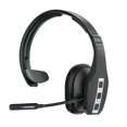 thumbnail image 1 of Conambo Auriculares Bluetooth con micrófono Trucker Auriculares Bluetooth con CVC8.0 Tres micrófonos Cancelación de ruido 35 horas de conversación HD Auriculares inalámbricos manos libres con botón de, 1 of 5