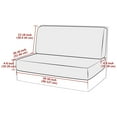 thumbnail image 7 of TISHITA RV Dinette Cushion Covers, RV Sofa Cover, RV Stretch Sofa Seat Slipcover, Cushion Slipcover for RV Dark Gray, 7 of 7